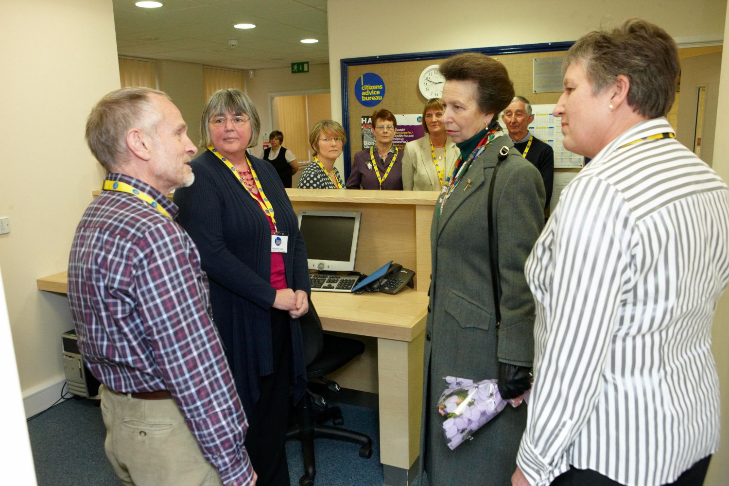The Princess Royal meeting Citizens Advice staff and volunteers